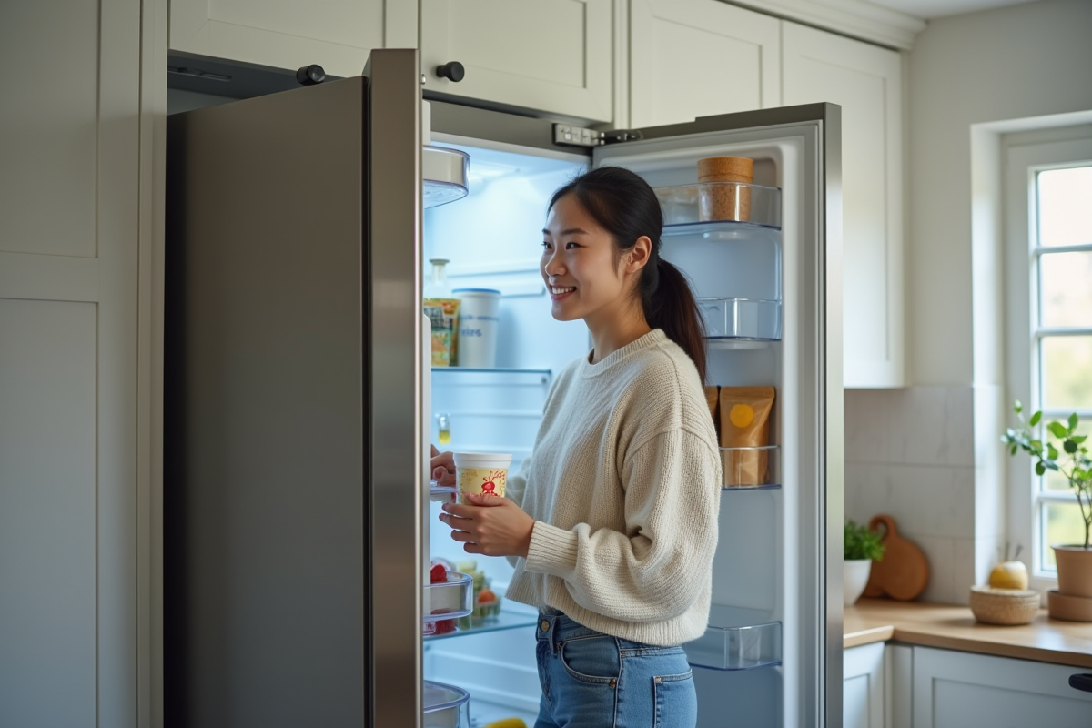 Étagère la plus froide du réfrigérateur : localisation et utilisation optimale