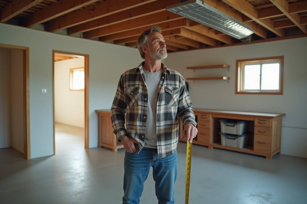 Hauteur de plafond idéale pour un sous-sol : critères et normes