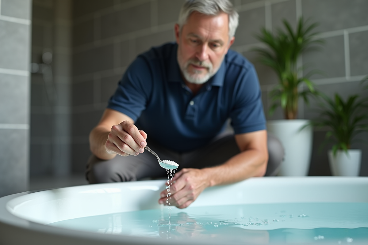 Dosage du chlore pour un traitement choc de spa : nombre de cuillères à café requis